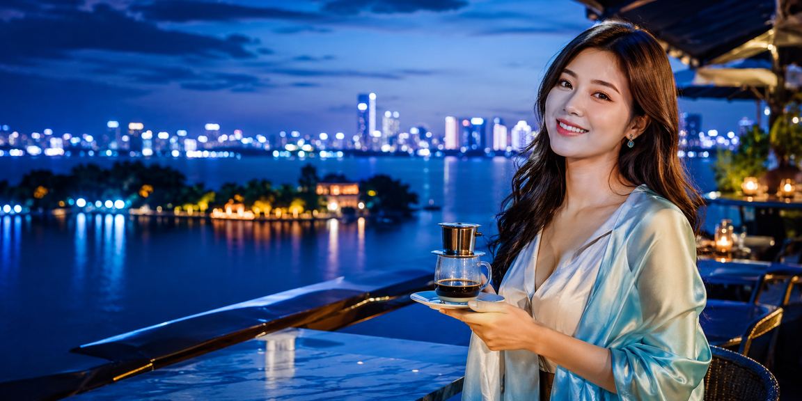 Người dùng Hà Nội xem tỉ lệ cược thể thao bên tách cà phê buổi sáng